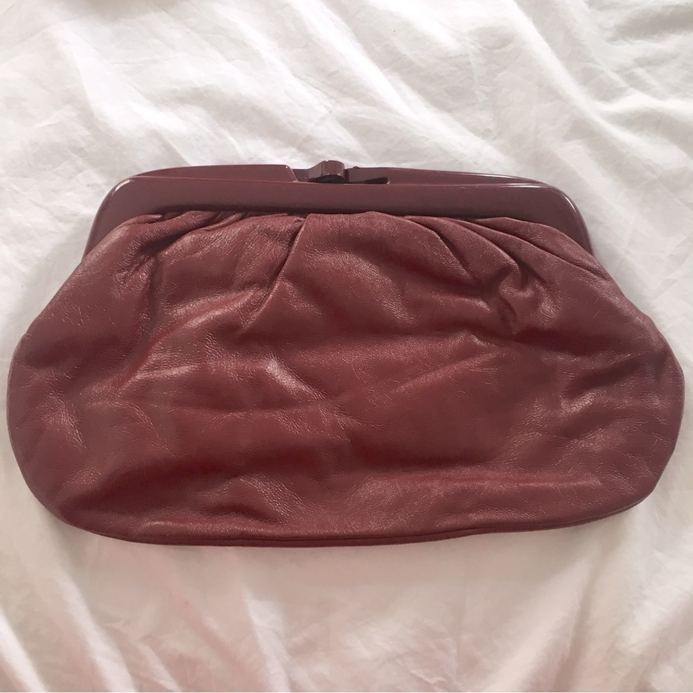 Vintage Italian Leather Clutch